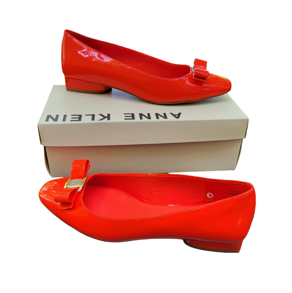 Bright Orange Anne Klein Shoes 9.5 NIB NWT